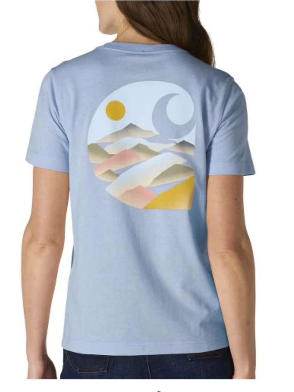 Carhartt Women's Relaxed Fit Lightweight Short-Sleeve Pocket Graphic-C, size med